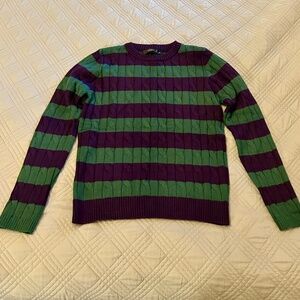 NWOT Zesica Women’s Striped Preppy Sweater, Size Medium